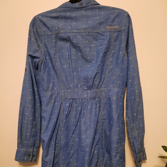 Denim Bench Shirt Dress - Picture 2 of 5